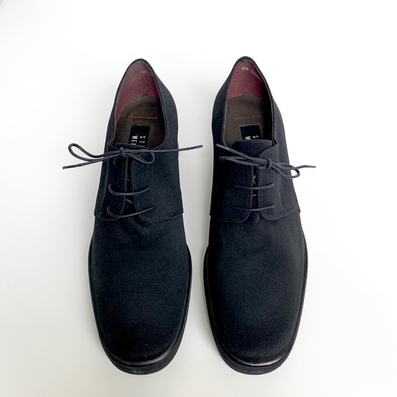 Vintage STUART WEITZMAN Black Platform Saddle 8W